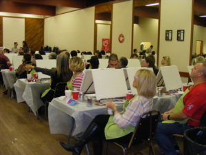 Family Centre set up for a Paint Night