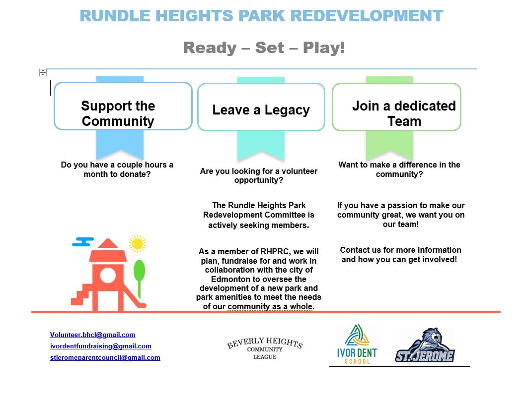 Rundle Heights Park Redevelopment poster