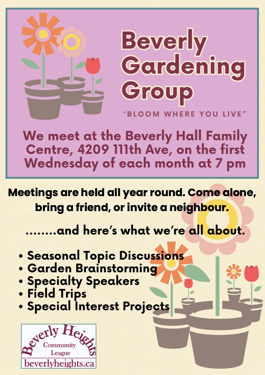 BHCL 2025 Gardening Group Poster