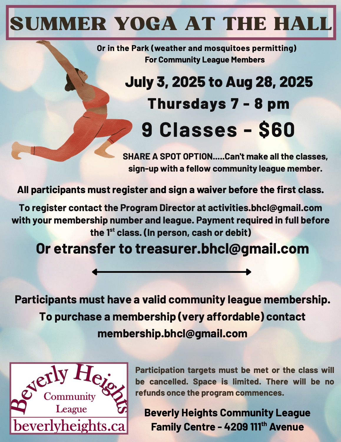 Summer Yoga at the Hall FINAL