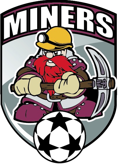 Miners Crest soccer logo