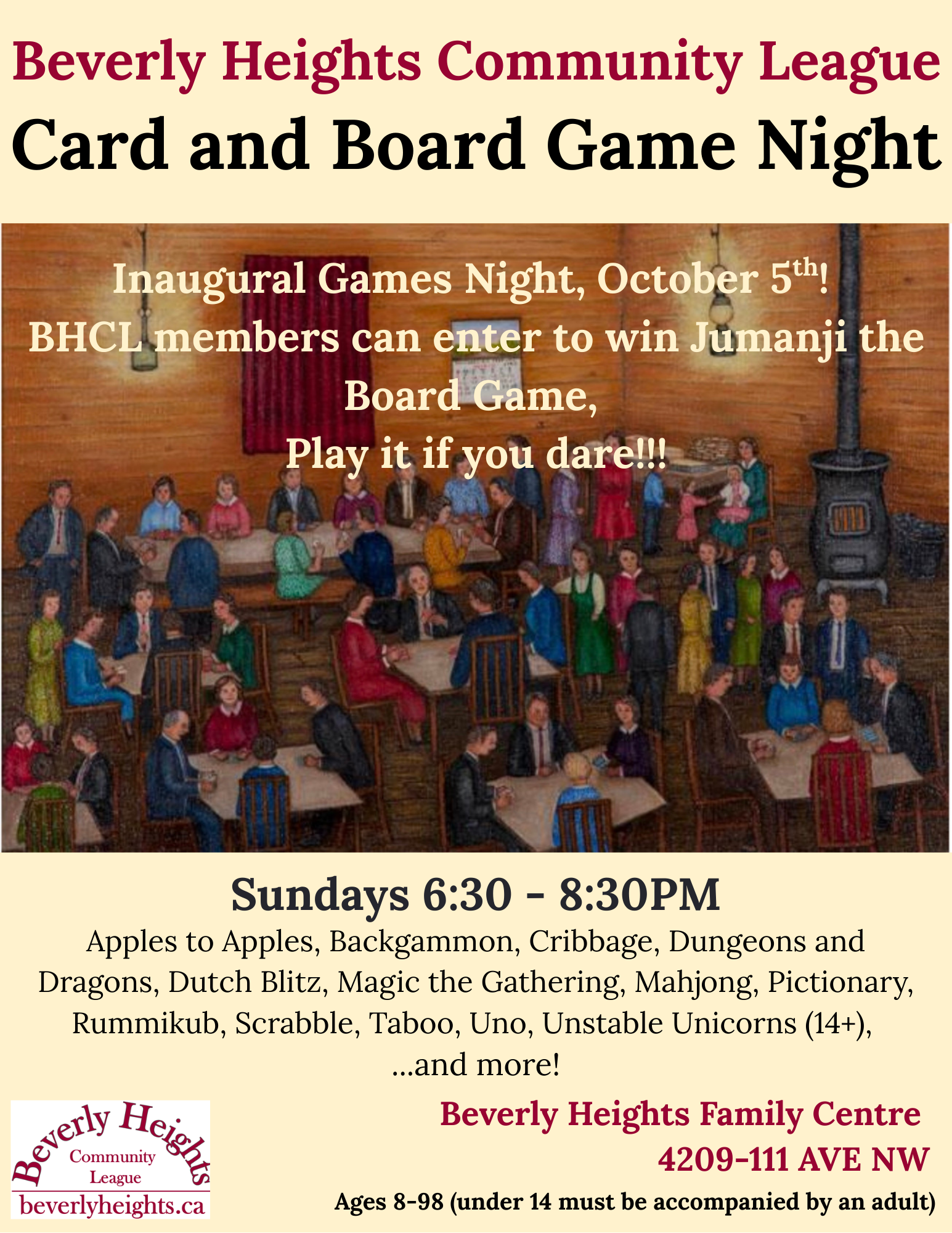 card party inaugural