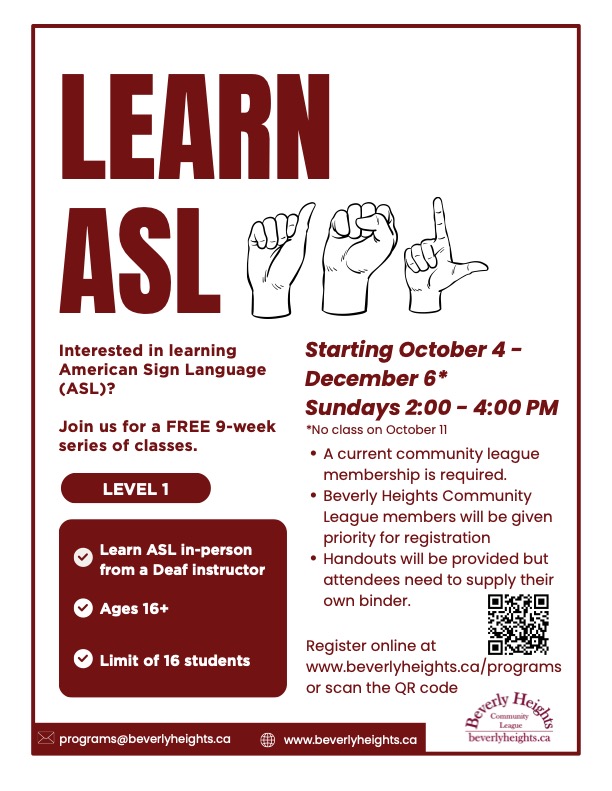 ASL poster
