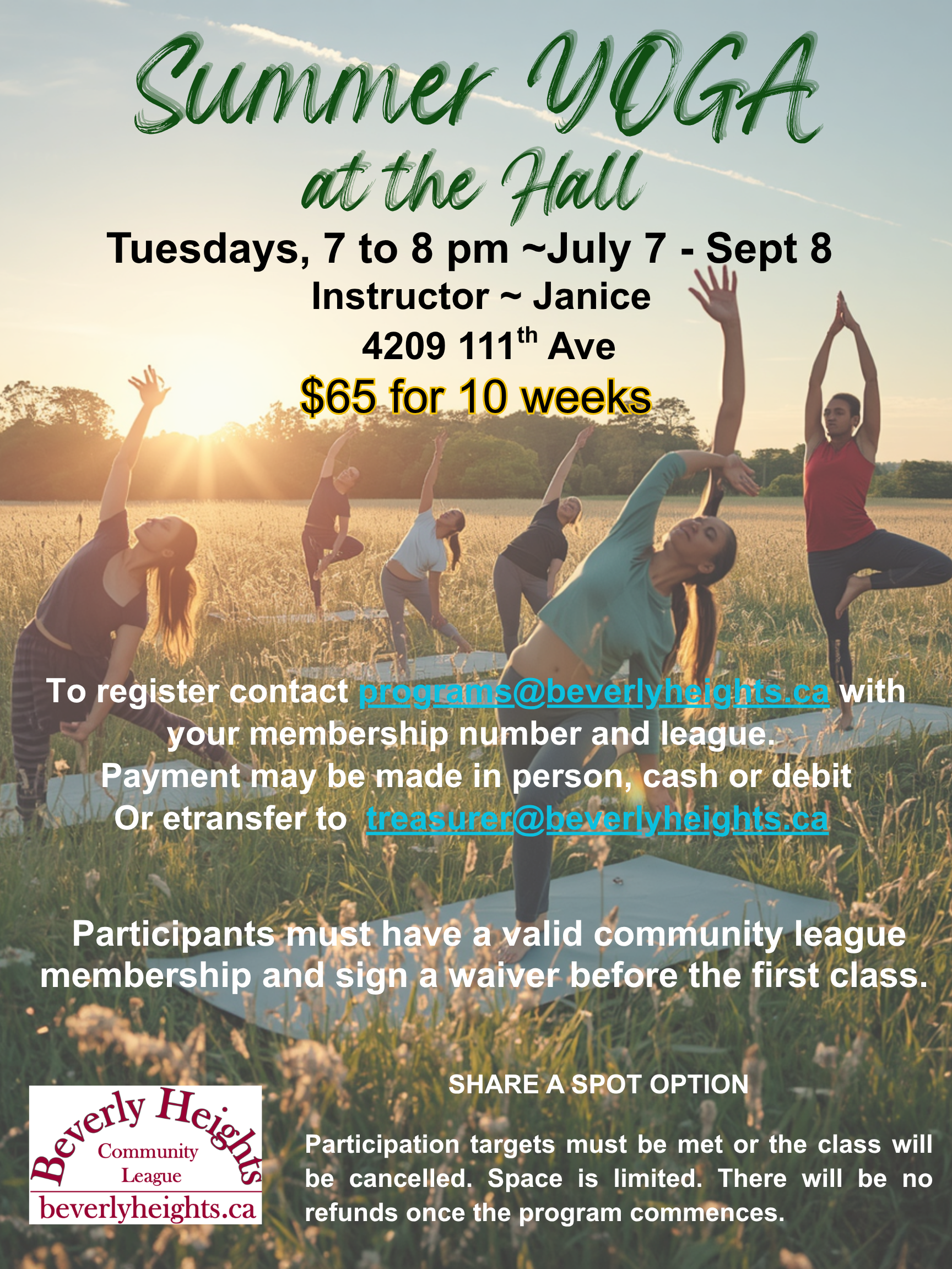 Summer Yoga Price