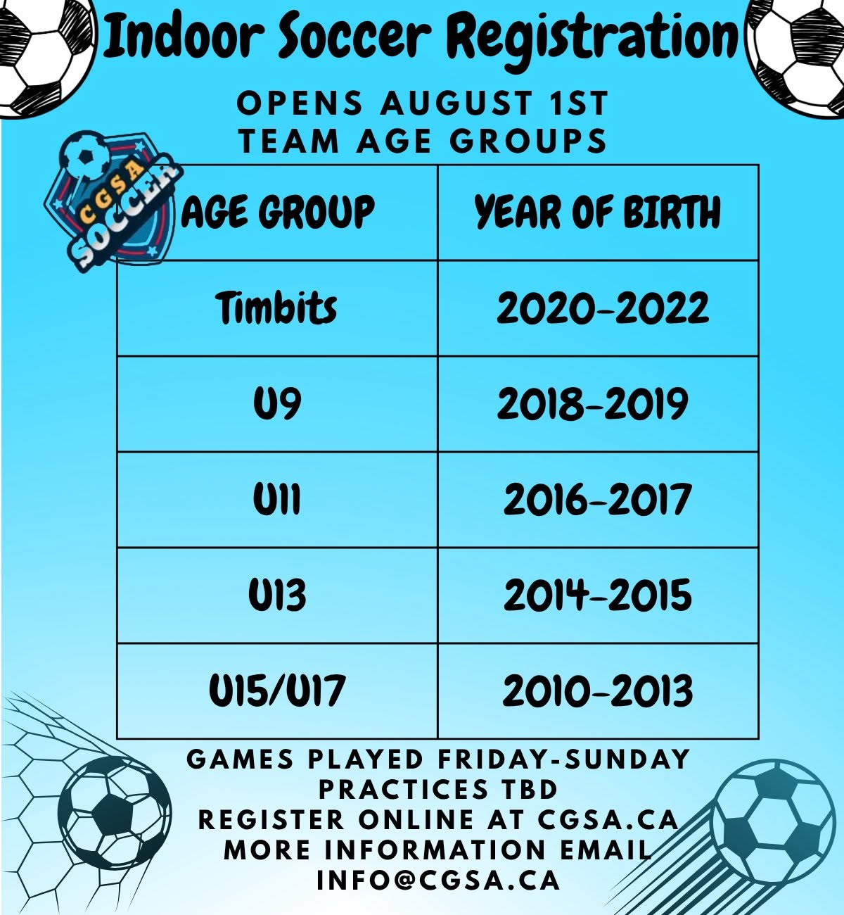 soccer ages